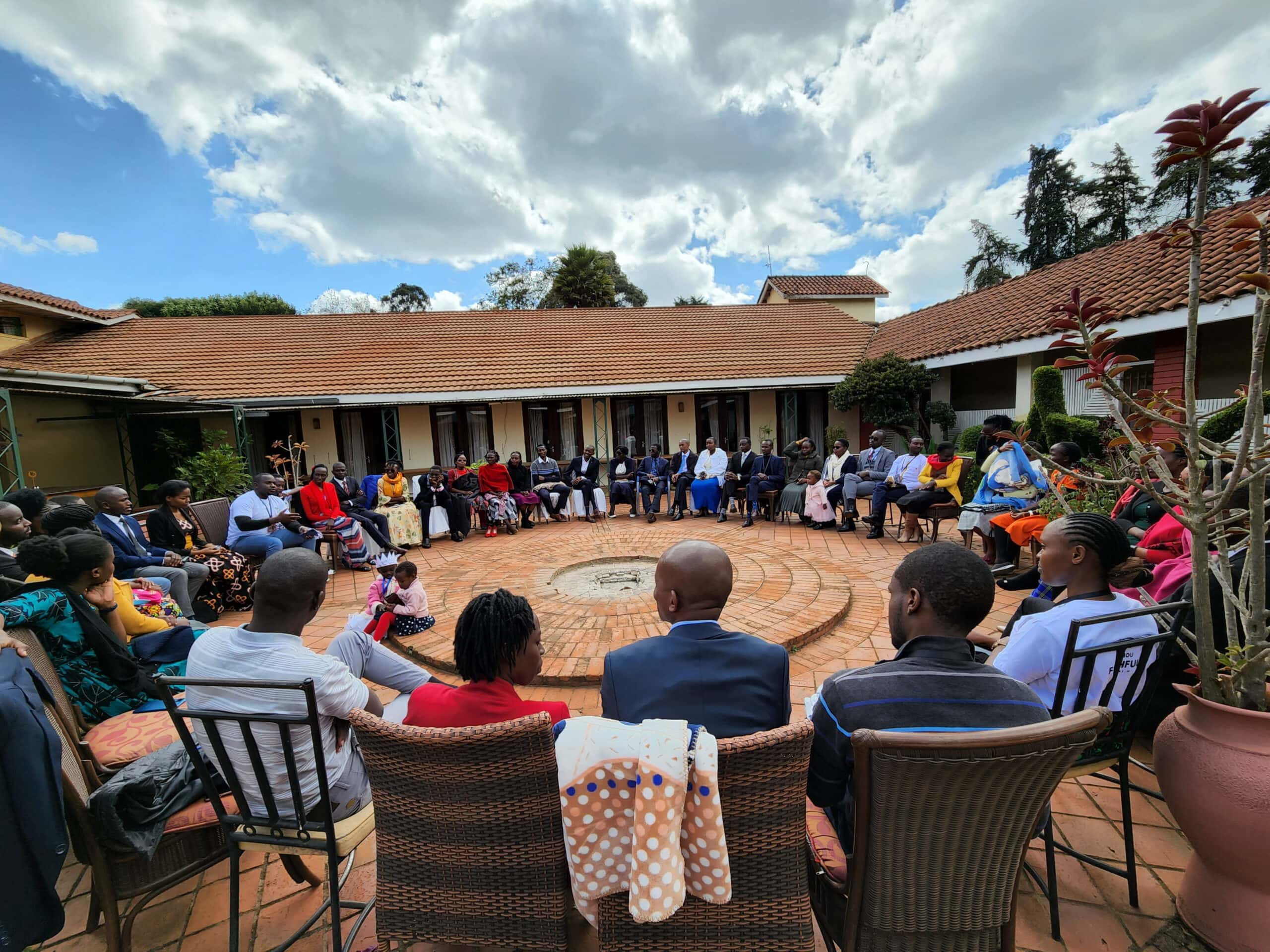 A gathering of ALIVE Kenya members in study